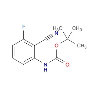 (2-Cyano-3-fluoro-phenyl)-carbamic acid tert-butyl ester