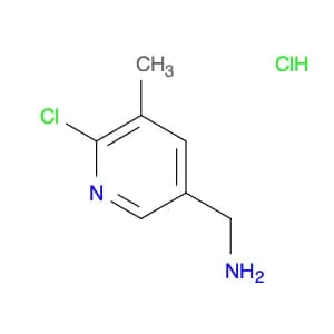 3-Pyridinemethanamine, 6-chloro-5-methyl-, hydrochloride (1:1)