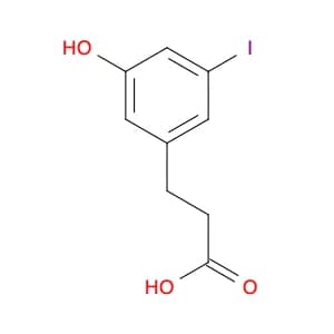 Benzenepropanoic acid, 3-hydroxy-5-iodo-