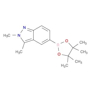 2H-Indazole, 2,3-dimethyl-5-(4,4,5,5-tetramethyl-1,3,2-dioxaborolan-2-yl)-