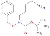 tert-Butyl benzyloxy(4-cyanobutyl)carbamate