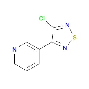 Pyridine, 3-(4-chloro-1,2,5-thiadiazol-3-yl)-