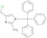 1H-Imidazole, 4-(chloromethyl)-2-methyl-1-(triphenylmethyl)-