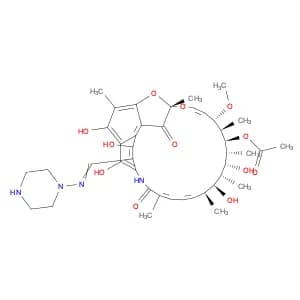 3-[(1-Piperazinylimino)methyl]rifamycin