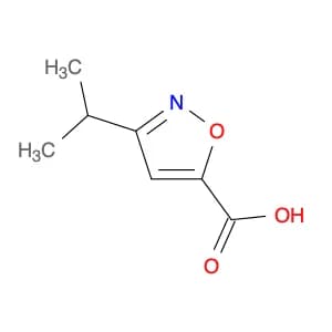 5-Isoxazolecarboxylic acid, 3-(1-methylethyl)-