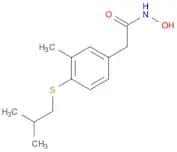 Benzeneacetamide, N-hydroxy-3-methyl-4-[(2-methylpropyl)thio]-