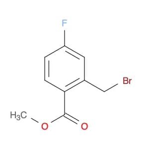 Benzoic acid, 2-(bromomethyl)-4-fluoro-, methyl ester
