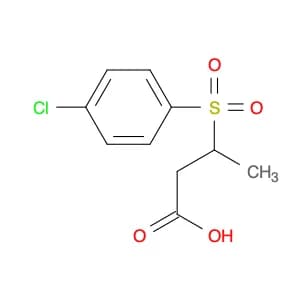3-(4-Chlorobenzenesulfonyl)butyric acid