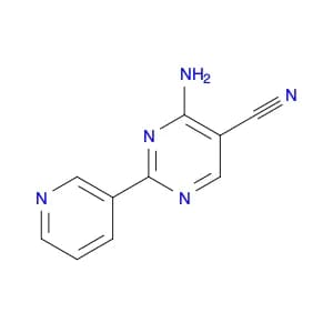 4-Amino-2-(3-pyridyl)pyrimidine-5-carbonitrile