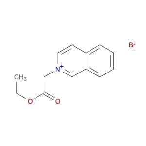 Isoquinolinium, 2-(2-ethoxy-2-oxoethyl)-, bromide (1:1)