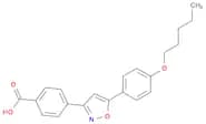 BENZOIC ACID, 4-[5-[4-(PENTYLOXY)PHENYL]-3-ISOXAZOLYL]-