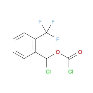 Carbonochloridic acid, chloro[2-(trifluoromethyl)phenyl]methyl ester