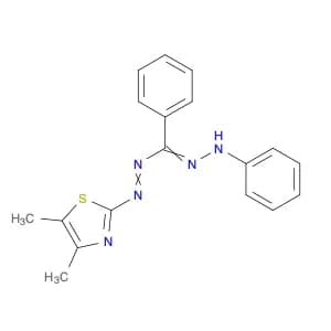 Methanone, [2-(4,5-dimethyl-2-thiazolyl)diazenyl]phenyl-, 2-phenylhydrazone