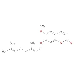 2H-1-Benzopyran-2-one, 7-[[(2E)-3,7-dimethyl-2,6-octadien-1-yl]oxy]-6-methoxy-