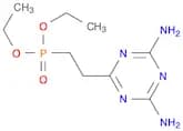 Phosphonic acid, [2-(4,6-diamino-1,3,5-triazin-2-yl)ethyl]-, diethyl ester (9CI)