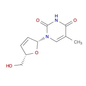 Thymidine, 2',3'-didehydro-3'-deoxy-