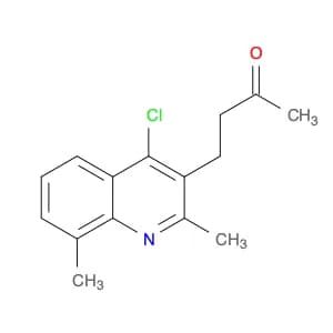 4-(4-Chloro-2,8-dimethylquinolin-3-yl)butan-2-one