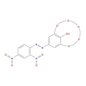 3,6,9,12,15-Pentaoxabicyclo[15.3.1]heneicosa-1(21),17,19-trien-21-ol, 19-[2-(2,4-dinitrophenyl)dia…