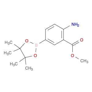 benzoic acid, 2-amino-5-(4,4,5,5-tetramethyl-1,3,2-dioxaborolan-2-yl)-, methyl ester