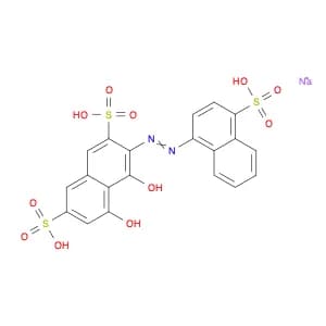 Sodium 4,5-dihydroxy-3-((4-sulfonatonaphthalen-1-yl)diazenyl)naphthalene-2,7-disulfonate