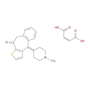 10H-Benzo[4,5]cyclohepta[1,2-b]thiophen-10-one, 4,9-dihydro-4-(1-methyl-4-piperidinylidene)-, (E)-…