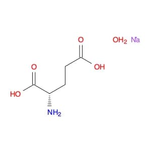 Sodium (s)-2-amino-4-carboxybutanoate hydrate