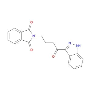 1H-Isoindole-1,3(2H)-dione, 2-[4-(1H-indazol-3-yl)-4-oxobutyl]-