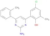 Phenol, 2-[2-amino-6-(2-methylphenyl)-4-pyrimidinyl]-4-chloro-6-methyl-