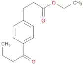 Benzenepropanoic acid, 4-(1-oxobutyl)-, ethyl ester