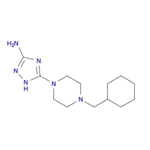 1H-1,2,4-Triazol-3-amine, 5-[4-(cyclohexylmethyl)-1-piperazinyl]-