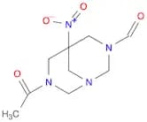 1,3,7-Triazabicyclo[3.3.1]nonane-3-carboxaldehyde, 7-acetyl-5-nitro-