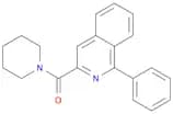 Piperidine, 1-[(1-phenyl-3-isoquinolinyl)carbonyl]-