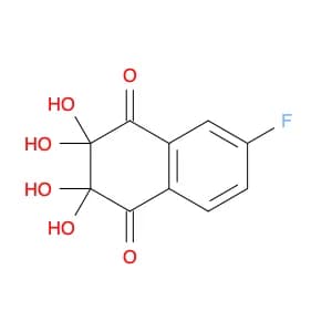 1,4-Naphthalenedione, 6-fluoro-2,3-dihydro-2,2,3,3-tetrahydroxy-