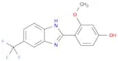 Phenol, 3-methoxy-4-[5-(trifluoromethyl)-1H-benzimidazol-2-yl]-