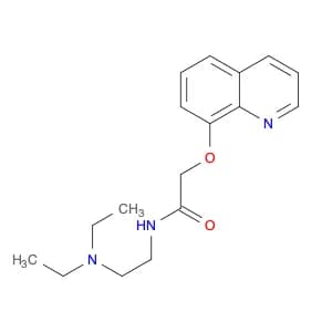 Acetamide, N-[2-(diethylamino)ethyl]-2-(8-quinolinyloxy)-