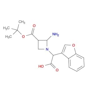 1-Azetidineacetic acid,a-3-benzofuranyl-3-[[(1,1-dimethylethoxy)carbonyl]amino]-