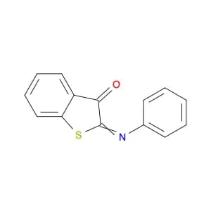Benzo[b]thiophen-3(2H)-one, 2-(phenylimino)-