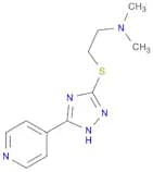 Ethanamine, N,N-dimethyl-2-[[5-(4-pyridinyl)-1H-1,2,4-triazol-3-yl]thio]-