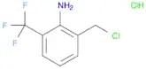 Benzenamine, 2-(chloromethyl)-6-(trifluoromethyl)-, hydrochloride