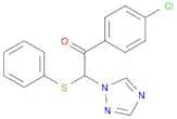 Ethanone, 1-(4-chlorophenyl)-2-(phenylthio)-2-(1H-1,2,4-triazol-1-yl)-