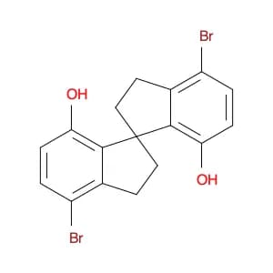 4,4'-Dibromo-2,2',3,3'-tetrahydro-1,1'-spirobi[indene]-7,7'-diol