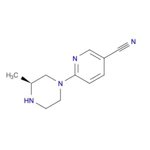 3-Pyridinecarbonitrile, 6-[(3S)-3-methyl-1-piperazinyl]-