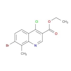 7-Bromo-4-chloro-8-methylquinoline-3-carboxylic acid ethyl ester