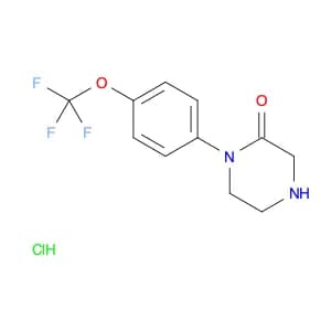 1-((4-Trifluoromethoxy)phenyl) piperazin-2-one HCl