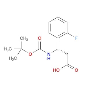 Boc-(S)-3-amino-3-(2-fluoro-phenyl)-propionic acid