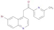 2-(6-Bromoquinolin-4-yl)-1-(6-methylpyridin-2-yl)ethanone