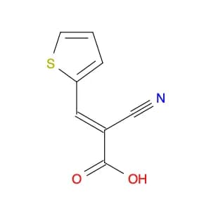 2-Cyano-3-(thiophen-2-yl)acrylic acid