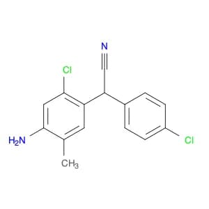 2-(4-Amino-2-chloro-5-methylphenyl)-2-(4-chlorophenyl)acetonitrile