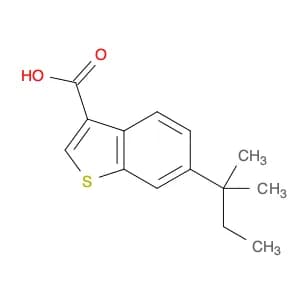 6-(1,1-Dimethylpropyl)-1-benzothiophene-3-carboxylic acid