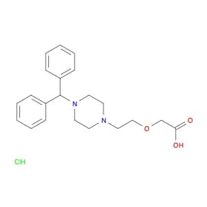 2-{2-[4-(diphenylmethyl)piperazin-1-yl]ethoxy}acetic acid dihydrochloride